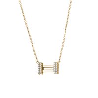 Collana Marcello Pane Donna Letters in Argento Zaffiro CLYL002G - CLYL002G
